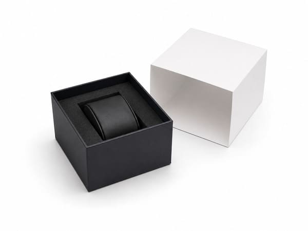 E-commerce ready watch packaging -- rigid paper box with custom print