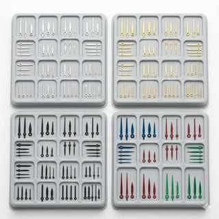 Watch hand production samples