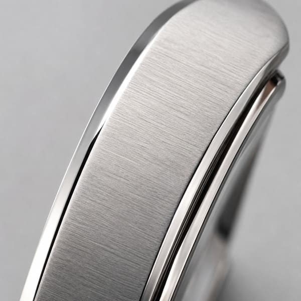 Brushed satin finish