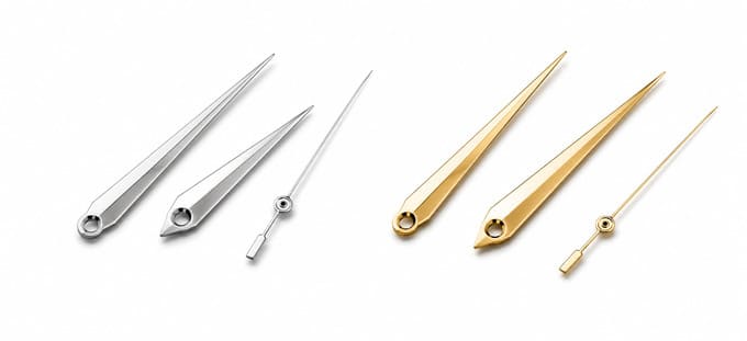 Dauphine watch hands
