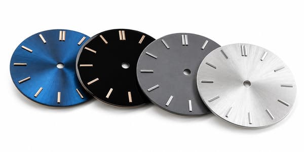 Dial surface finishes
