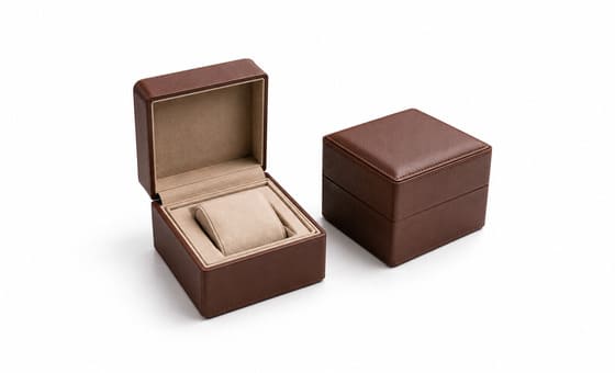 Premium leather watch box