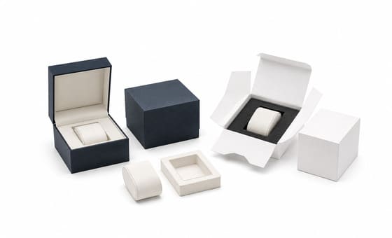 Custom paper watch box