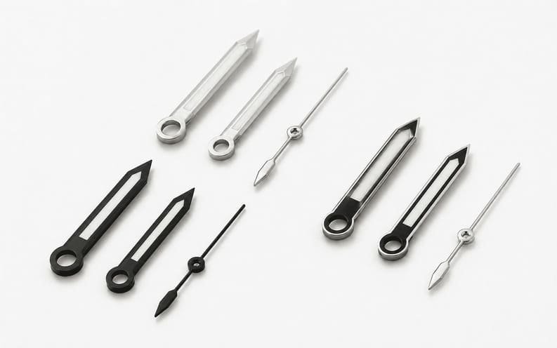 Sword style watch hands