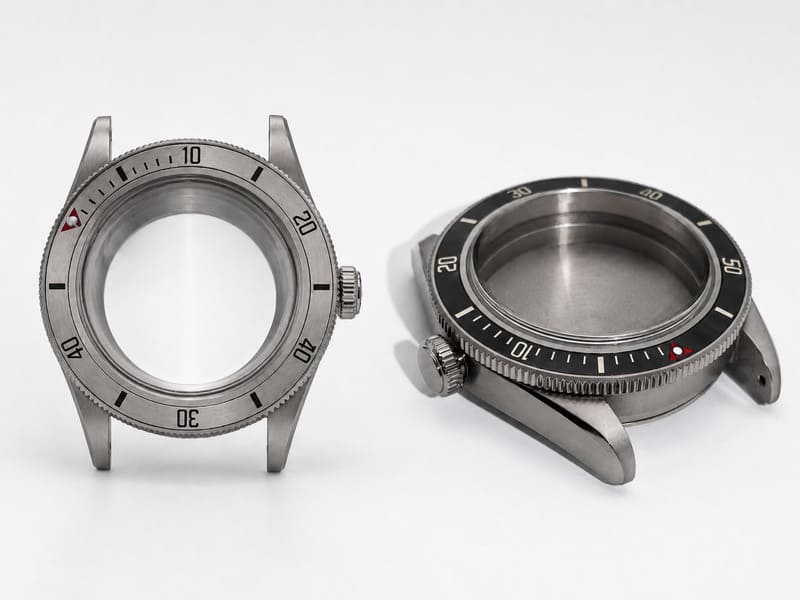 Titanium watch case
