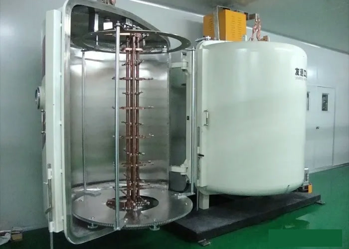 Watch cases on a rack for IP plating